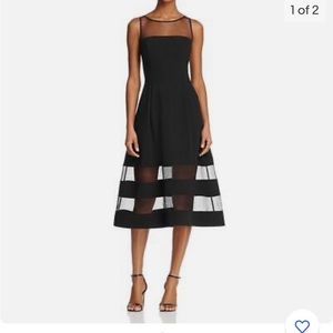 Aidan Mattox Black Cocktail Party Dress